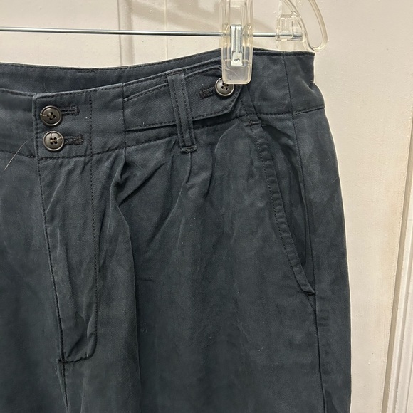 MADEWELL THE HARLOW WIDE LEG PANT BLACK SIZE 6 - Picture 4 of 12